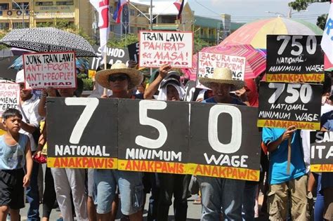 750 minimum wage philippines|P750 hike in daily wages for private sector workers sought .